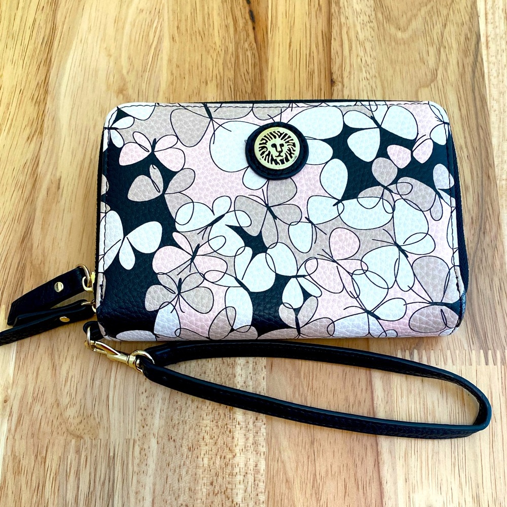 Anne Klein Expandable Double Wristlet Wallet